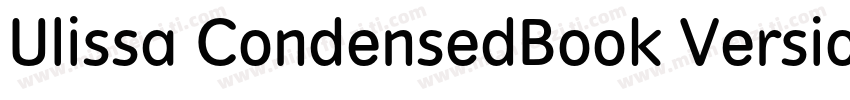 Ulissa CondensedBook Version字体转换